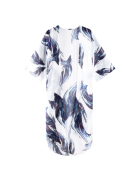 Sziámi harcoshal mintás strandkimonó