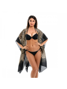 Leopard mintás nőies strankimono - kaftán - tunika