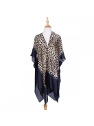 Leopard mintás nőies strankimono - kaftán - tunika