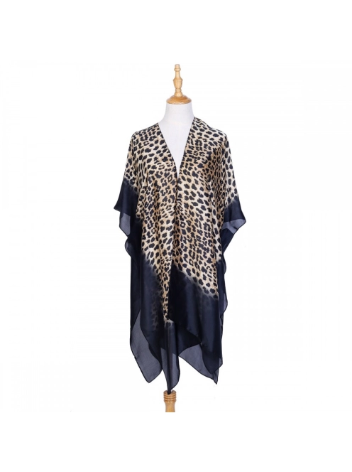 Leopard mintás nőies strankimono - kaftán - tunika