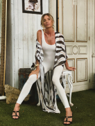 Savannah  | Zebramintás strandkimonó