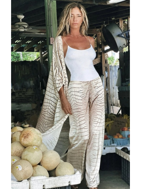 Reptilian Chich | Hüllőmintás strandkimonó