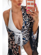 Blue Panther nőies strankimono - kaftán - strand tunika