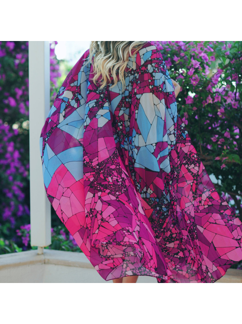 Blooming Colors  strand kimono - strandkaftán - strand tunika 