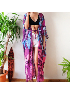   Blooming Colors  strand kimono - strandkaftán - strand tunika 