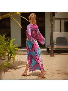 Pink Majesty  | Maxi strandkimonó