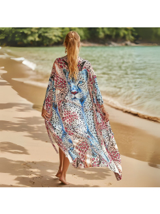 Red Majesty strankimono -  Maxi strandkaftán