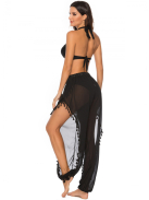 Moroccos Lounge Pants - Fekete strandnadrág