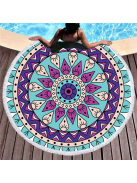  Mandalás Strandlepedő | Pikniktakaró |  Chakra Healing
