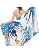 Blue Jungle - Microfiber strandtörölköző (160*80 cm)