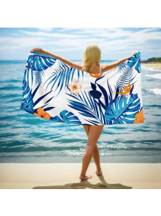 Blue Jungle - Microfiber strandtörölköző (160*80 cm)