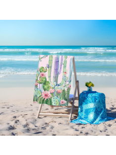 Pink Oasis - Microfiber strandtörölköző (160*80 cm)