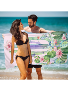 Pink Oasis - Microfiber strandtörölköző (160*80 cm)