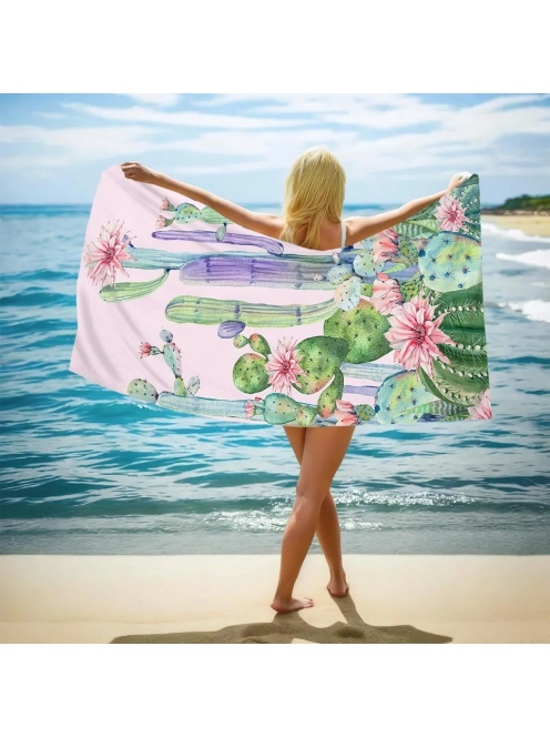 Pink Oasis - Microfiber strandtörölköző (160*80 cm)