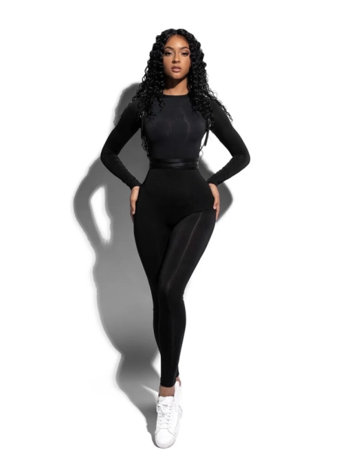 Black Cat fekete utcai overall