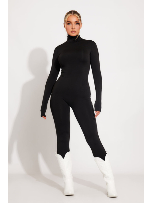 Pearly Cat fekete utcai overall