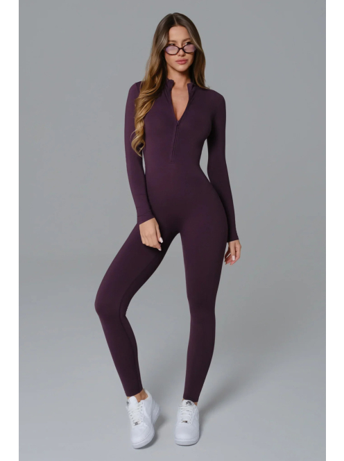 Urban Catwalk | Slimfit overál | Padlizsán