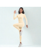 Silky Cat | Slimfit overál | Vajszínű