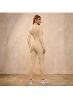 Silky Cat | Slimfit overál | Vajszínű