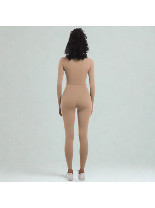 Silky Cat | Slimfit overál | Karamell