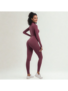 Silky Cat | Slimfit overál | Borvörös