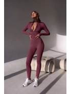 Silky Cat | Slimfit overál | Borvörös