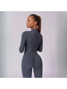 Silky Cat | Slimfit overál | Szürkéskék