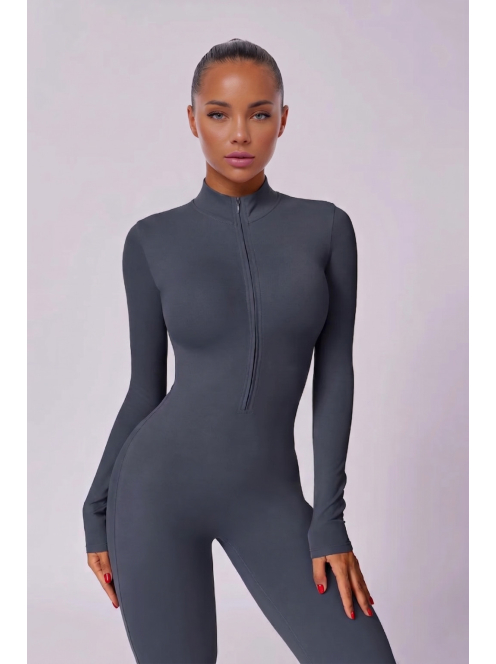 Silky Cat | Slimfit overál | Szürkéskék