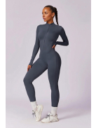 Silky Cat | Slimfit overál | Szürkéskék