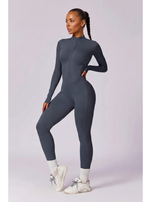 Silky Cat | Slimfit overál | Szürkéskék