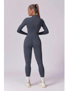 Silky Cat | Slimfit overál | Szürkéskék