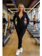 Silky Cat | Slimfit overál | Fekete