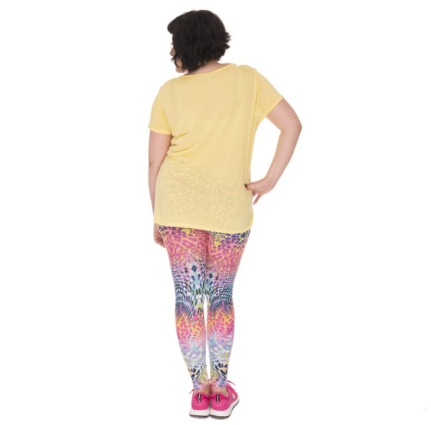 Rainbow Leopard jóga leggings