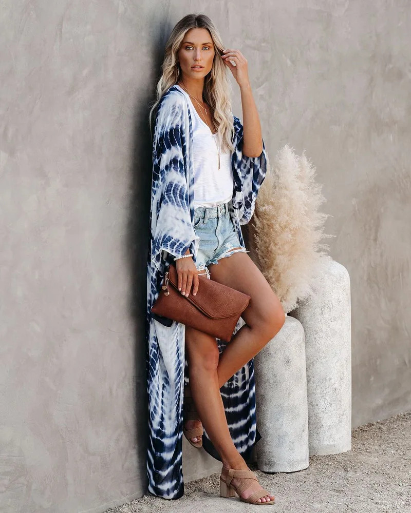 Bohemian Maxi StrandKaftán | Ocean Vibes Bohemian Maxi StrandKaftán | Ocean Vibes
